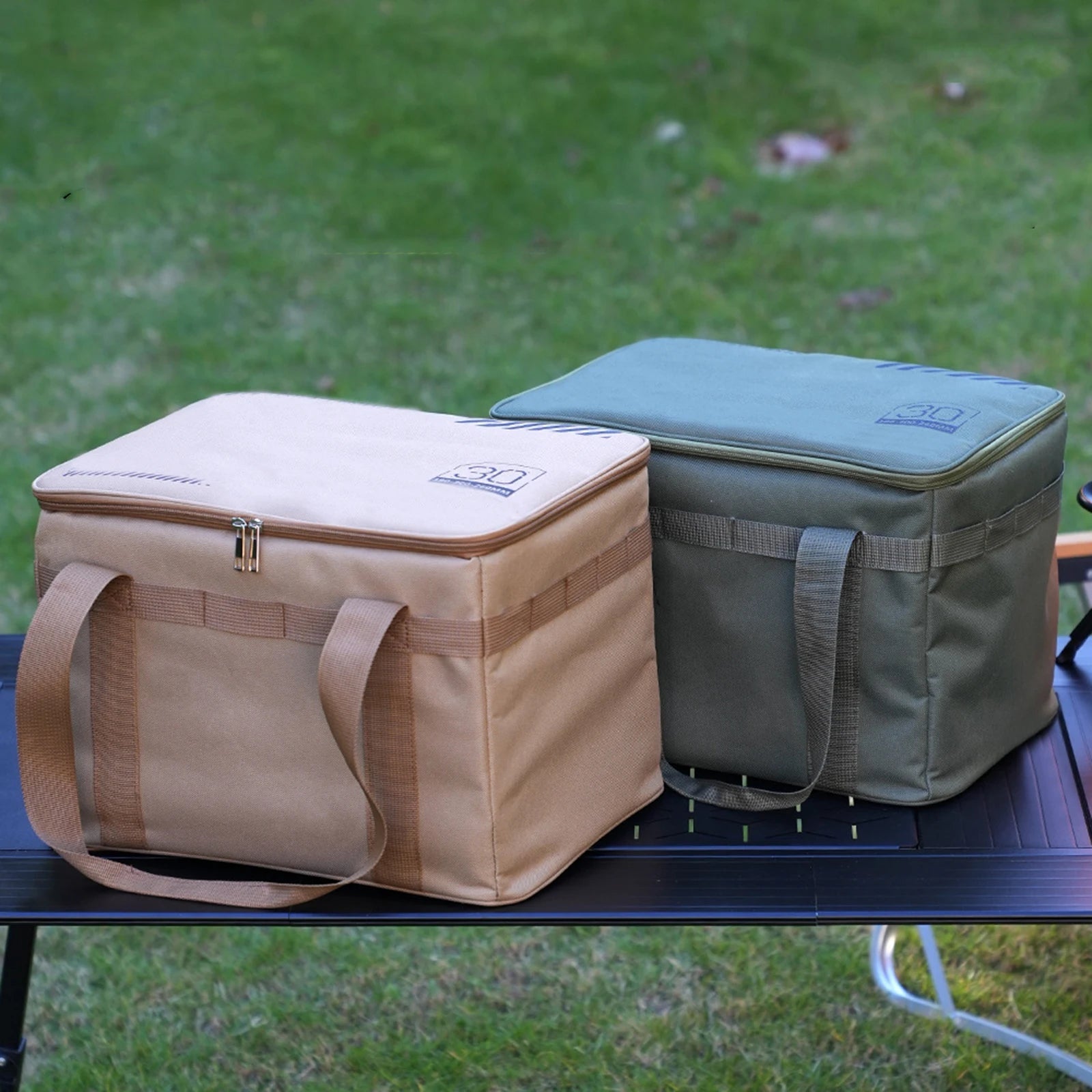 30L 42L Tactical Camping Storage Bag Insulated Folding Box Waterproof Picnic Tableware Field Equipment Outdoor Gear Organizer Trekker Essentials