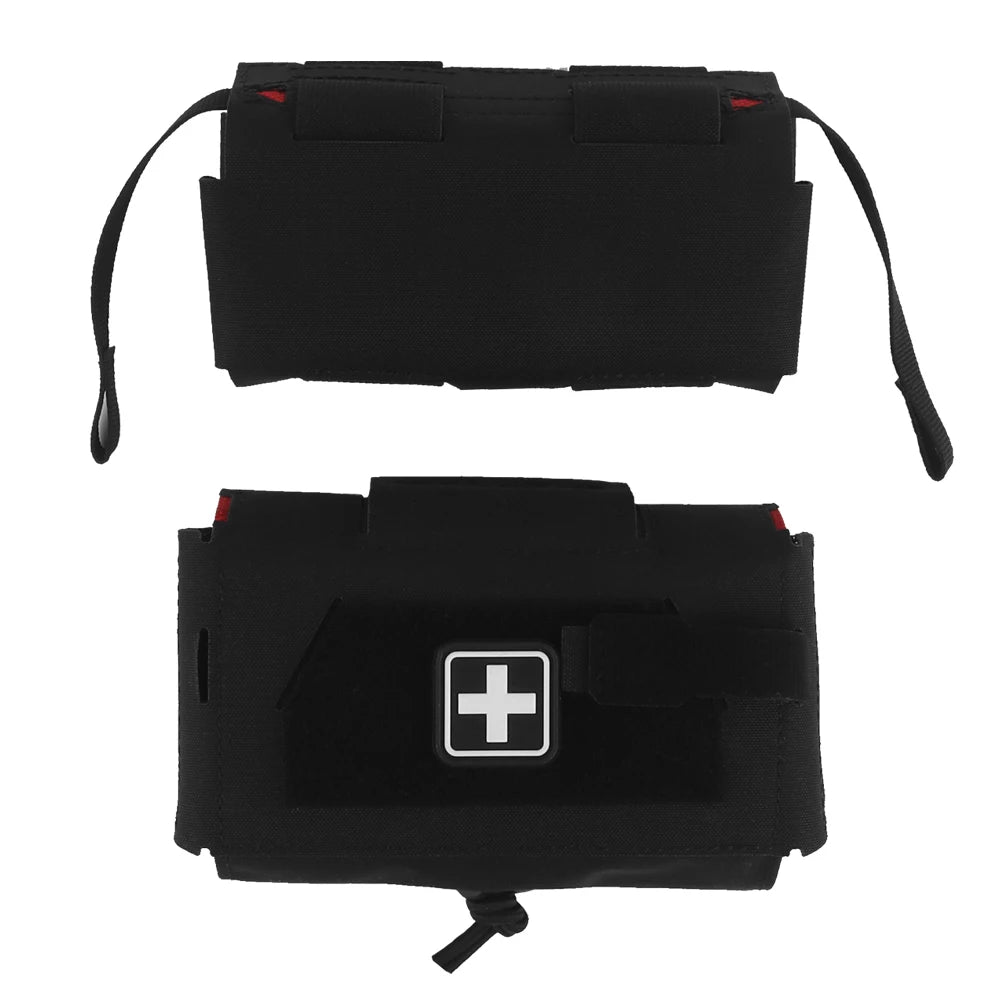 Camo Style MD2 Compact Trauma Kit Tactical IFAK Medical First Aid Pouch Outdoors Hunting Camping Patrol Survival Equipment Trekker Essentials