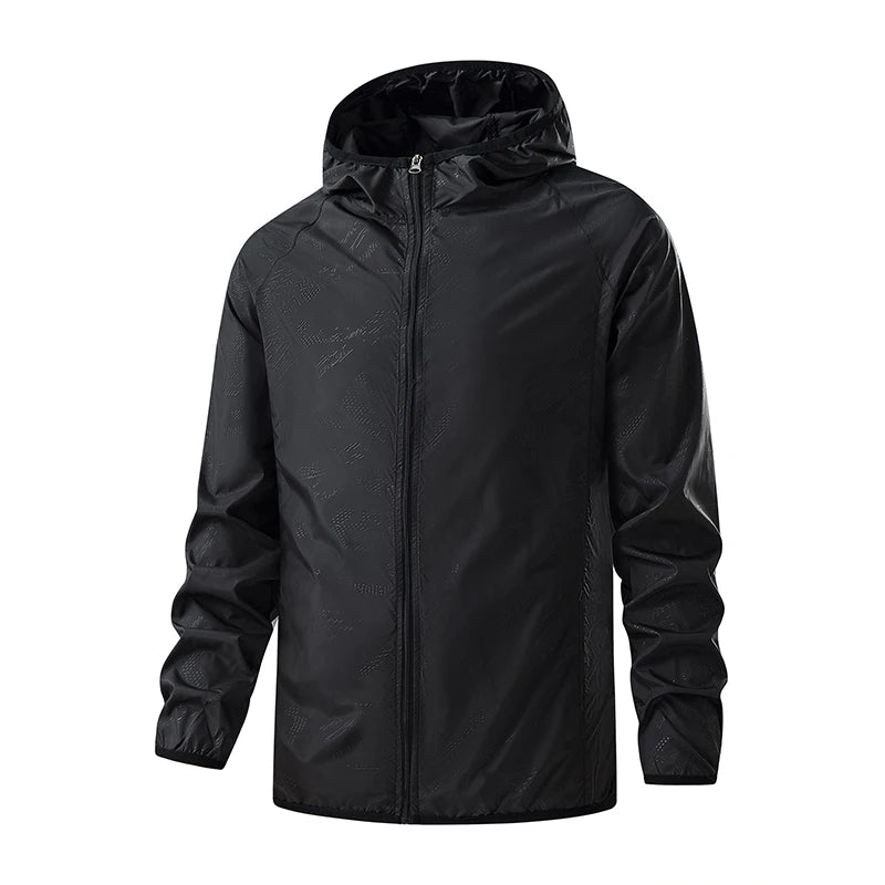 JNLN Men Women Hiking Jackets Waterproof Sun Protective Windbreaker Unisex Camping Climbing Outdoor Rain Coat Portable Clothes Trekker Essentials