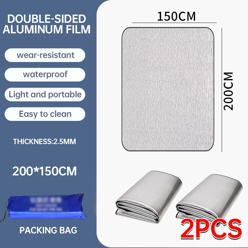 Waterproof Outdoor Camping Foam Mat – Moisture-Proof & Insulated Sleeping Pad for Two (1/10pcs)