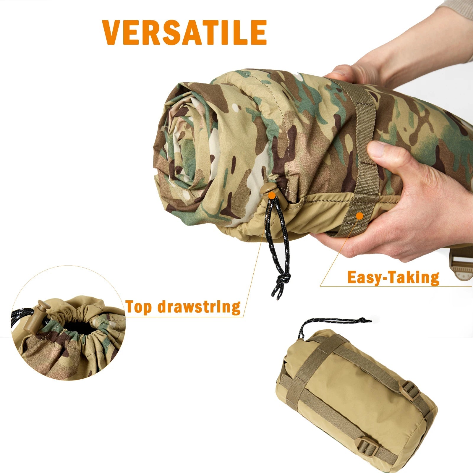 Bivy Cover Sack for Military Army Modular Sleeping System, Waterproof Outer Shell for Sleeping Bag, Minimalist Stealth Shelter Trekker Essentials