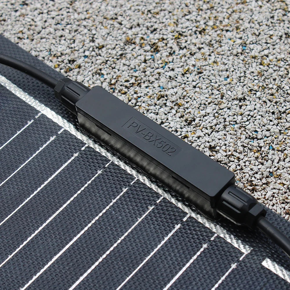ETFE Flexible 100W Solar Panel - High Efficiency Monocrystalline Charger for 12V Batteries