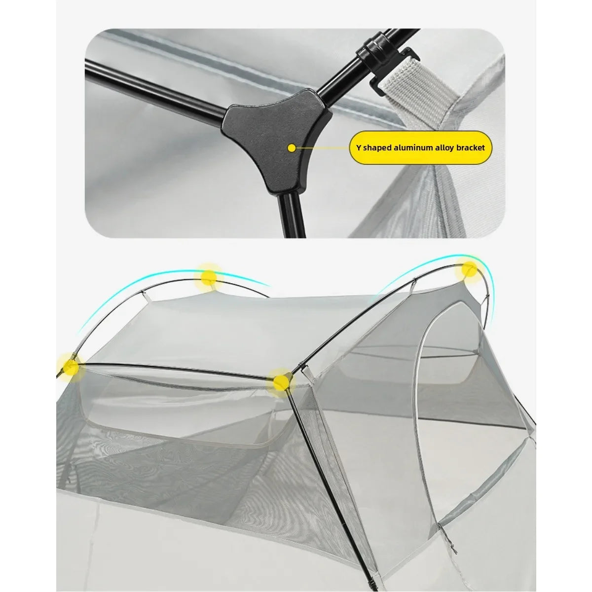 4-Season Waterproof Camping Tent – Double-Layer Rainproof Hiking Tent for Mountaineering & Outdoor Adventures