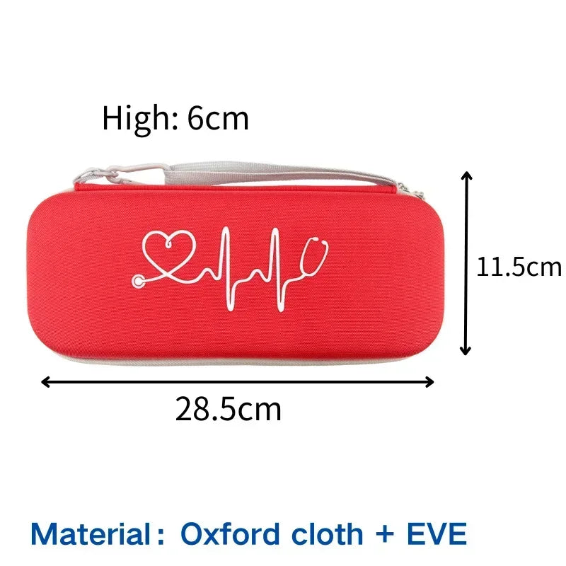 Portable Medical Storage Case – Hard Shell EVA First Aid Organizer for Stethoscope & Emergency Supplies Trekker Essentials