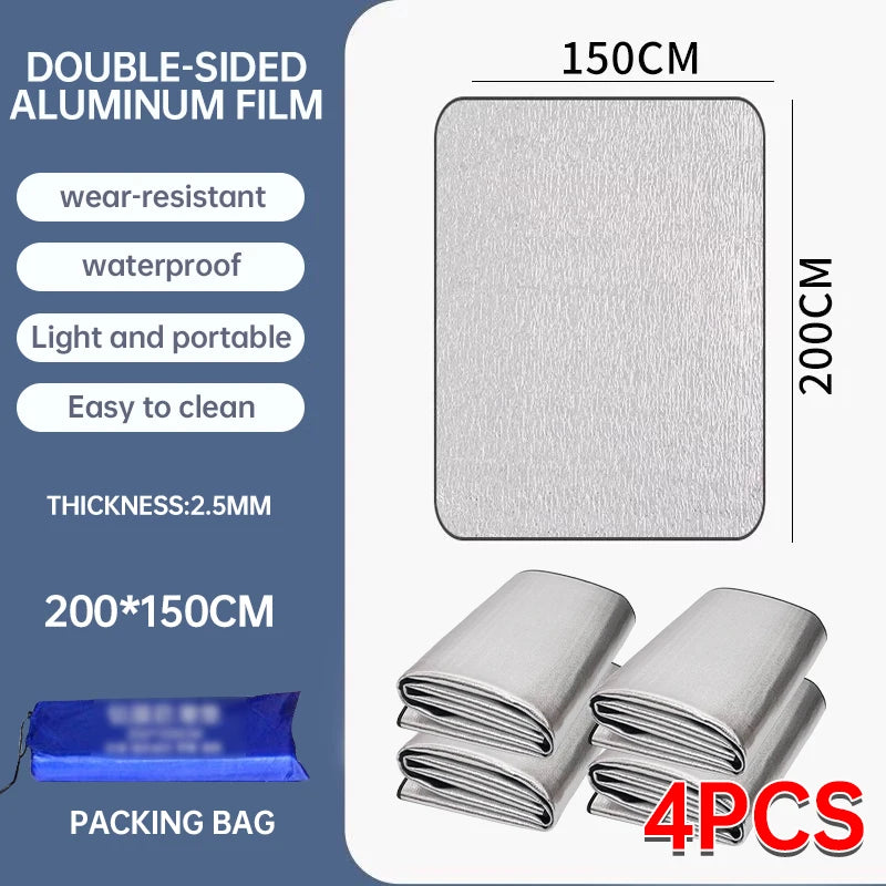 Waterproof Outdoor Camping Foam Mat – Moisture-Proof & Insulated Sleeping Pad for Two (1/10pcs)