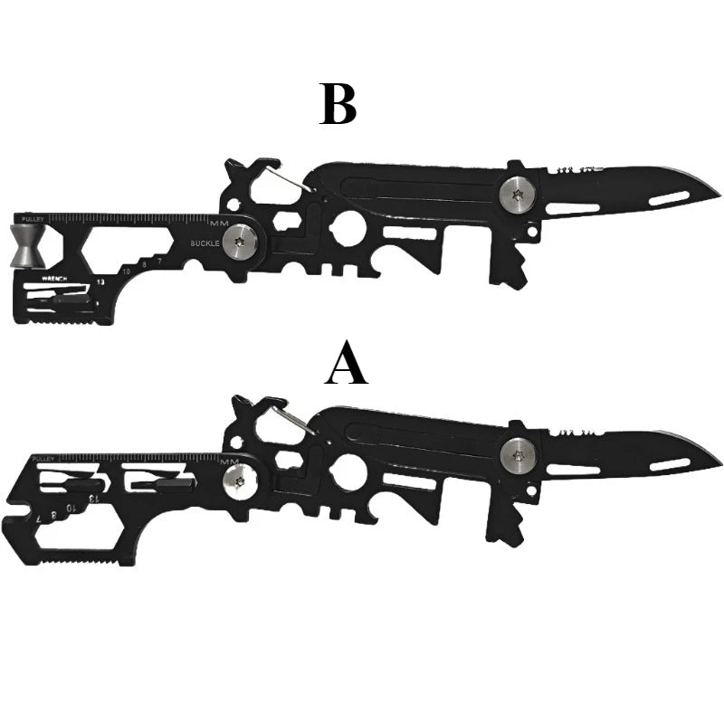 Multifunctional Outdoor Tool Combination Card Folding Molle Scissor Army Knife Mini Bicycle Repair EDC Camping Gear Equipment Trekker Essentials