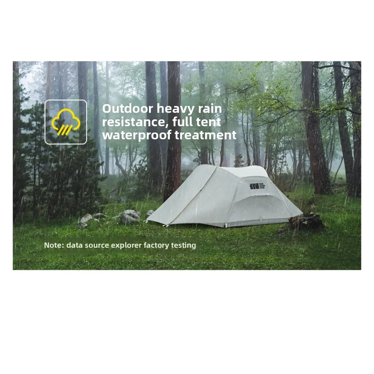 4-Season Waterproof Camping Tent – Double-Layer Rainproof Hiking Tent for Mountaineering & Outdoor Adventures