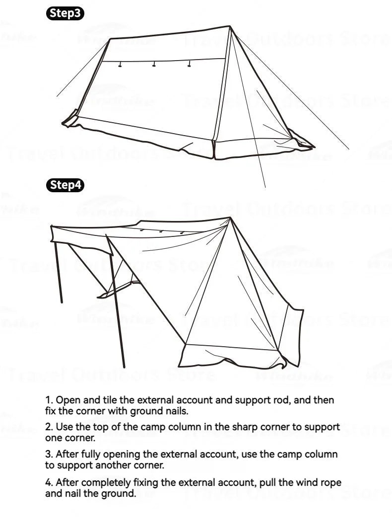 Tienda de campaña individual Cotton Ridge, color verde militar: ideal para acampar, hacer senderismo y sobrevivir al aire libre, con amplio espacio y ventilación por chimenea (5,8 kg)