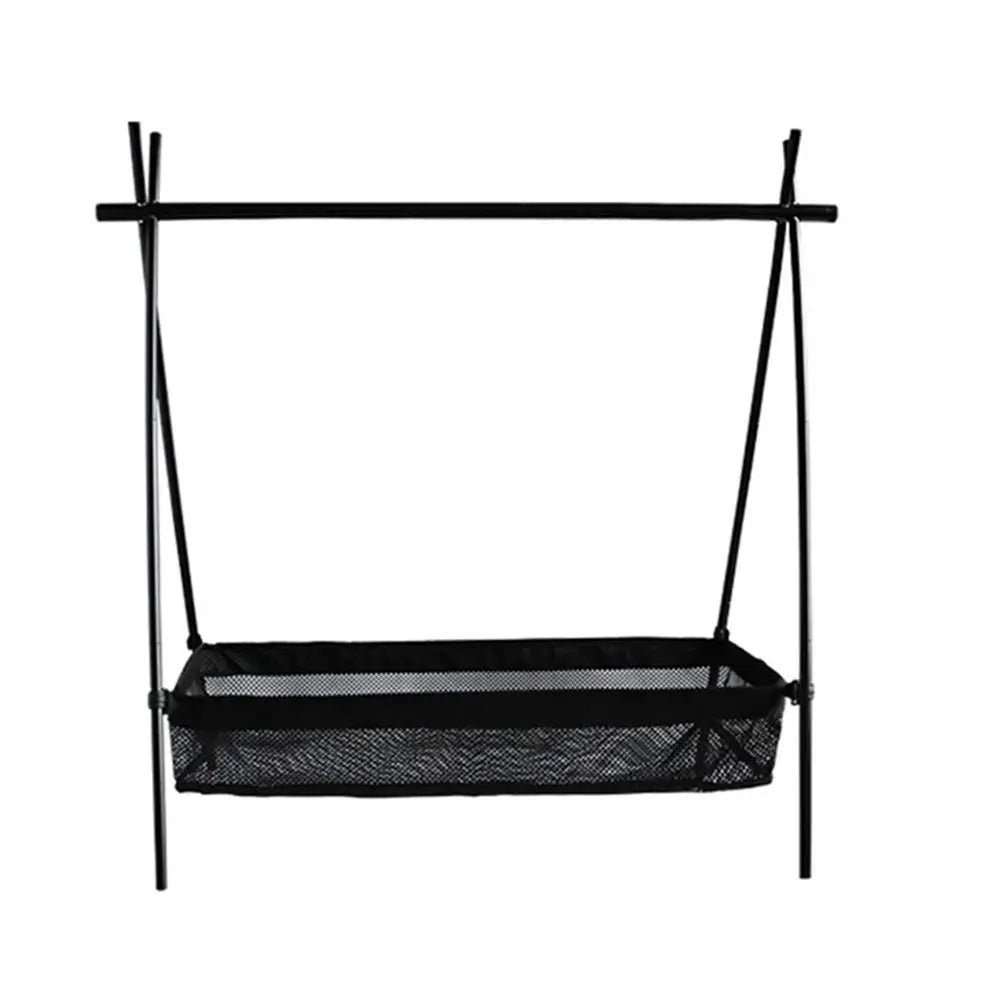 Under-Table Storage Organizer - Hanging Mesh Picnic Basket for Camping Tables, Tripods & Desks (2 Sizes: M/L)
