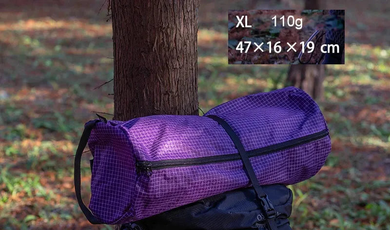 UHMWPE xpac Storage Pack -Ultralight Hiking Backpack Side Pocket Chair Tent Bag Tactical Waterproof Camping Gear Equipment Trekker Essentials