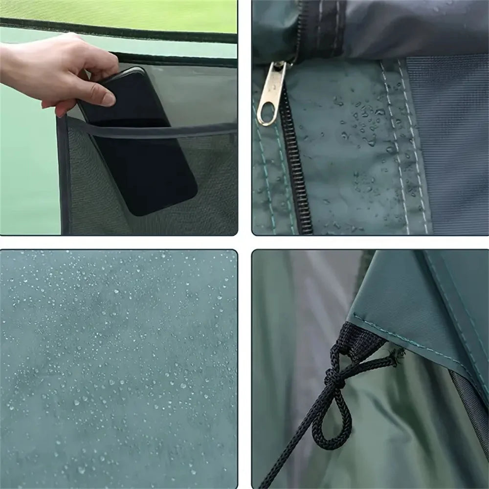 5-8 people quick opening hand throw tent waterproof camping boat tent outdoor tent fully automatic pop-up Trekker Essentials