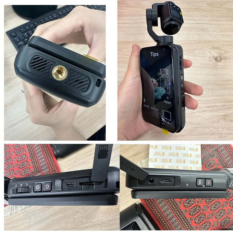 ORDRO M5 Action Camera 4k Handheld Pocket Digital Camcorder 3-axis Gimbal Stabilization IR Night Vision Vlog Videos Camara Trekker Essentials