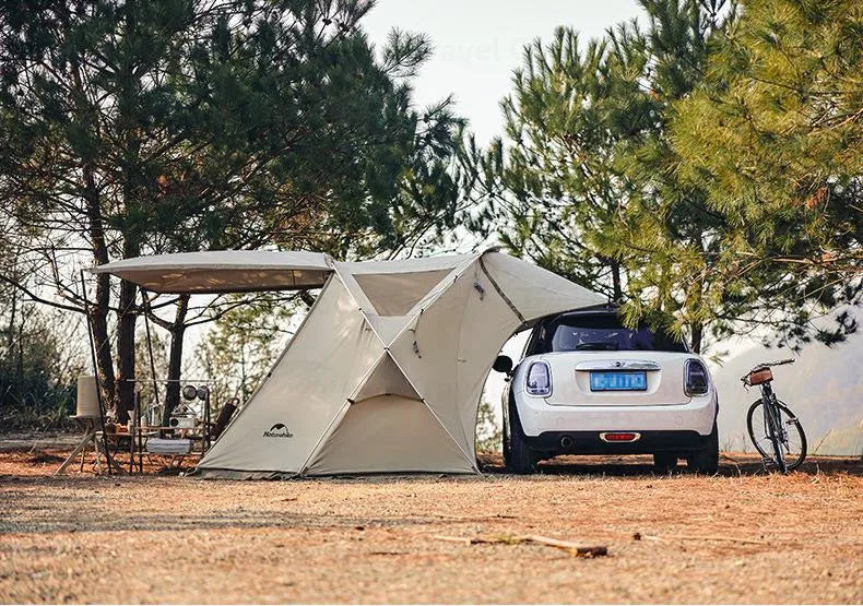 Tienda de campaña lateral Naturehike para coche: toldo todoterreno para camping y glamping