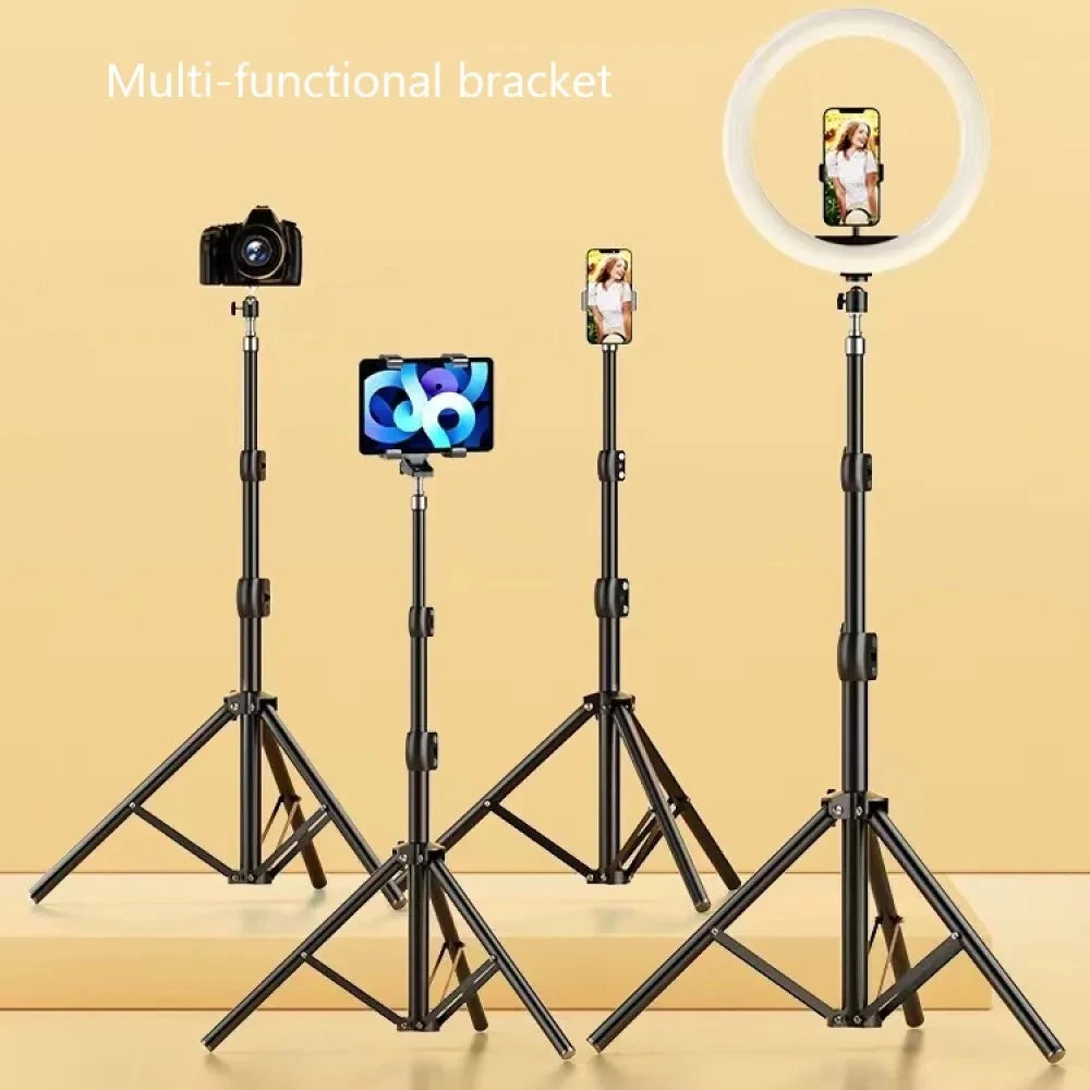 Universal Phone Tripod Stand - Adjustable Live Streaming & Selfie Support
