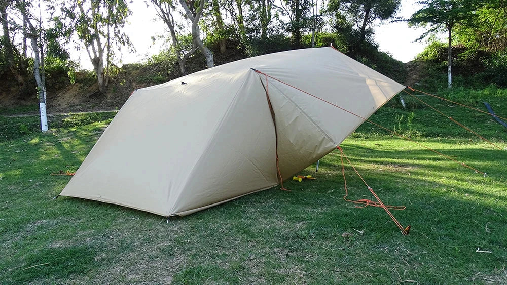 19 Hang Point Tarp Waterpoof Survival Bushcraft Sun Shelter Beach Shade Tent Outdoor Canopy Backpacking Tourist Awning 4x4 3x3m Trekker Essentials