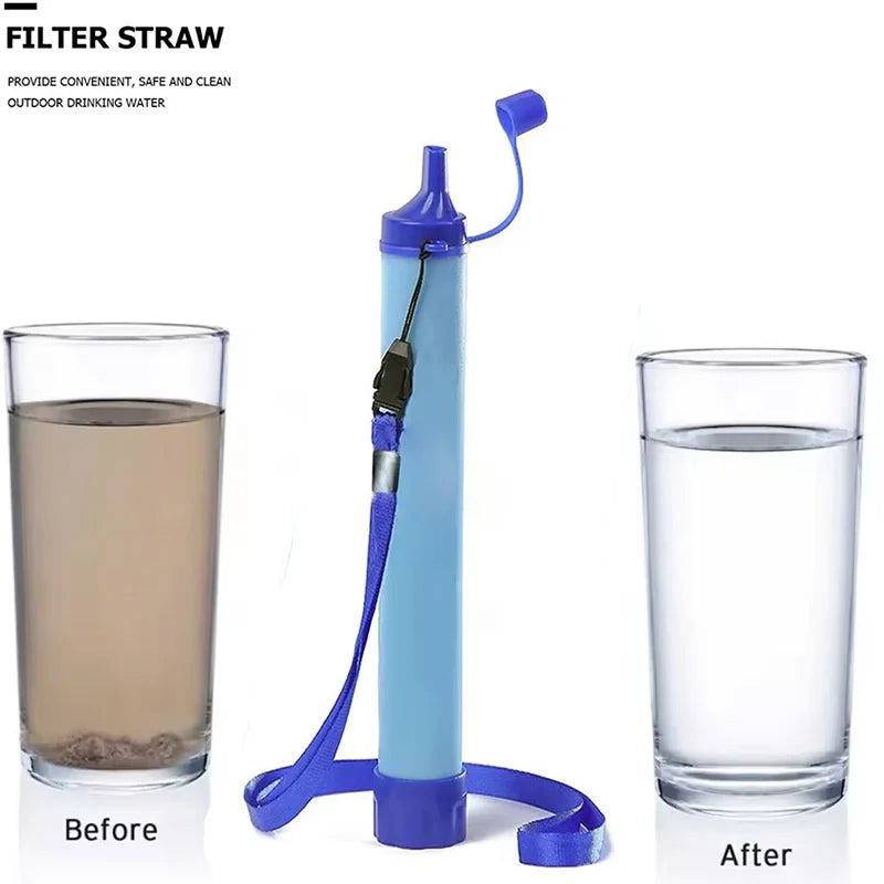 1pcs Outdoor Water Purifier Emergency Water Filter – Portable Camping Purifier for Hiking, Travel & Survival Kits Survival Trekker Essentials