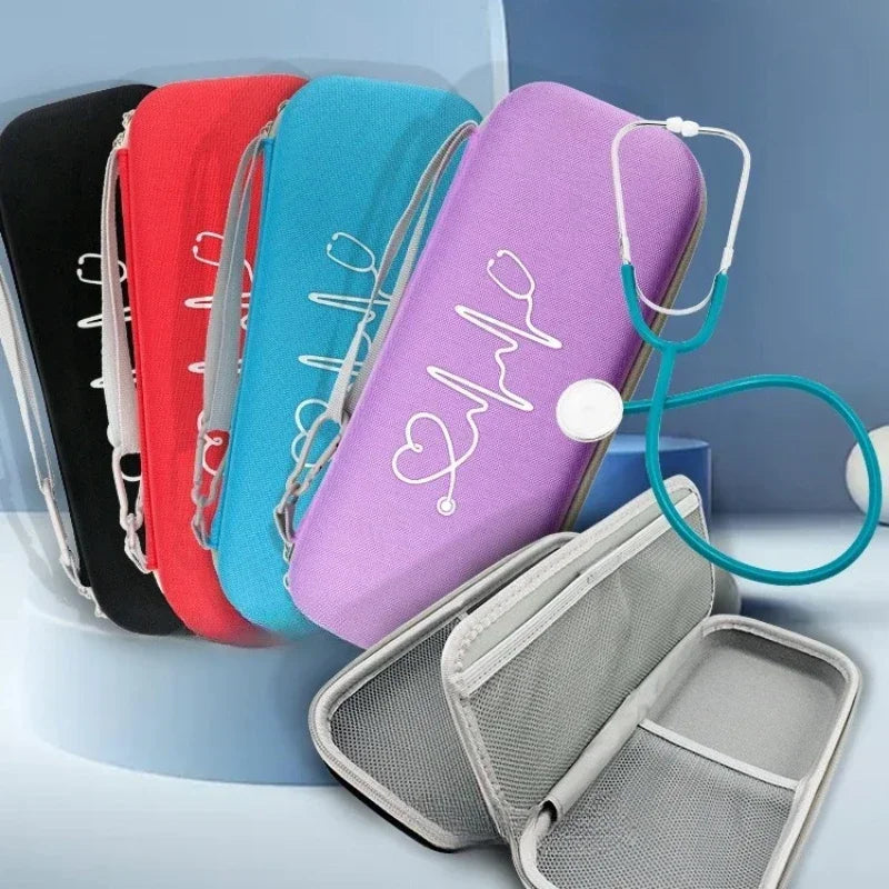 Portable Medical Storage Case – Hard Shell EVA First Aid Organizer for Stethoscope & Emergency Supplies Trekker Essentials