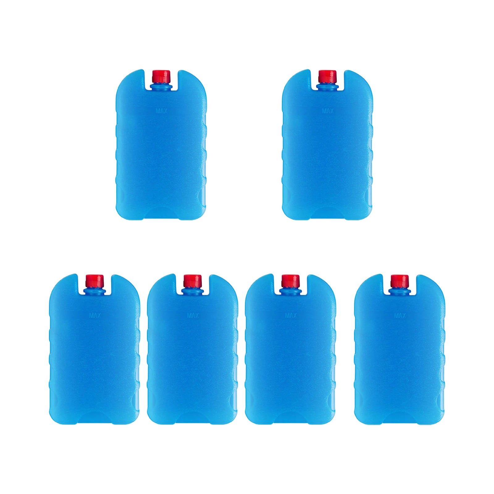 6-Piece Ice Box Freezer Packs – Compact Cooling Solution for Outdoor & Indoor Use