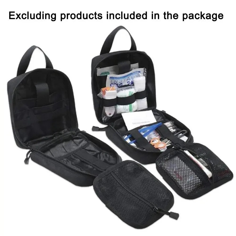 Tactical Molle First Aid Pouch – EDC Emergency Medical Kit Bag for Camping, Hiking & Survival Trekker Essentials