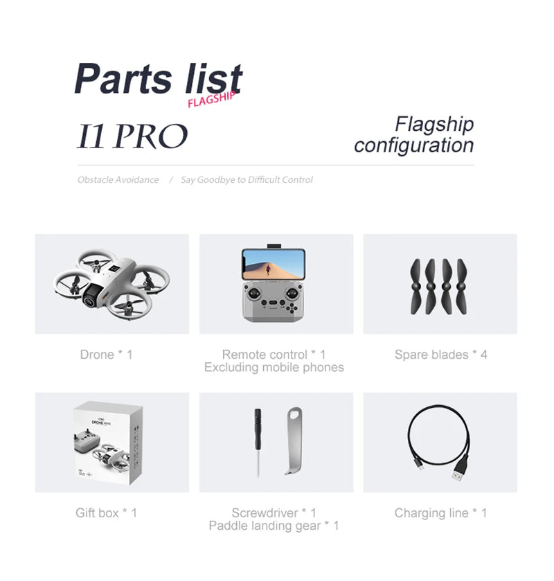 Xiaomi i1PRO Drone Professional 8K Camera Drone 5G WIFI FPV UAV With screen remote control RC Dron avoidance Aerial Quadcopter Trekker Essentials