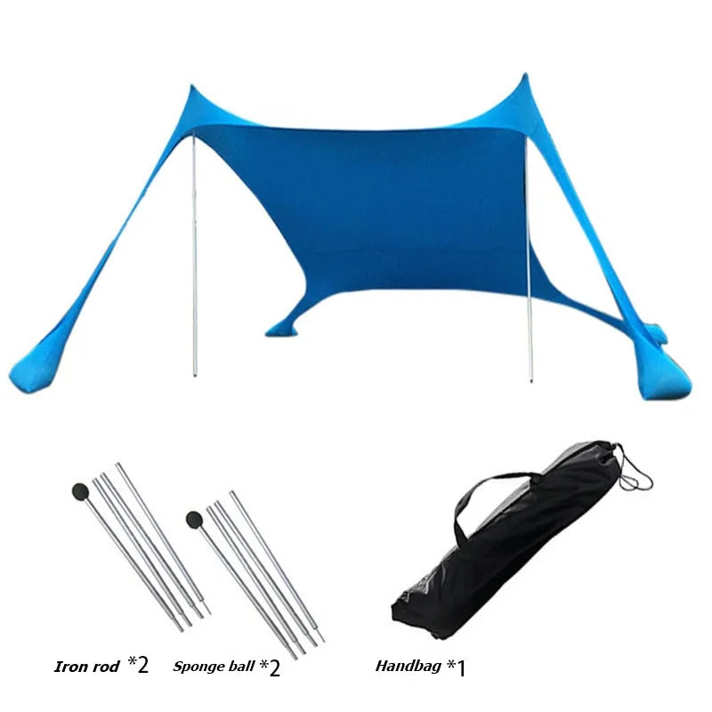 Camping Picnic Fishing Tent Outdoor Lawn Beach Leica Canopy Tent Portable Lawn Outdoor Sun Protection Cooling Large Size Trekker Essentials