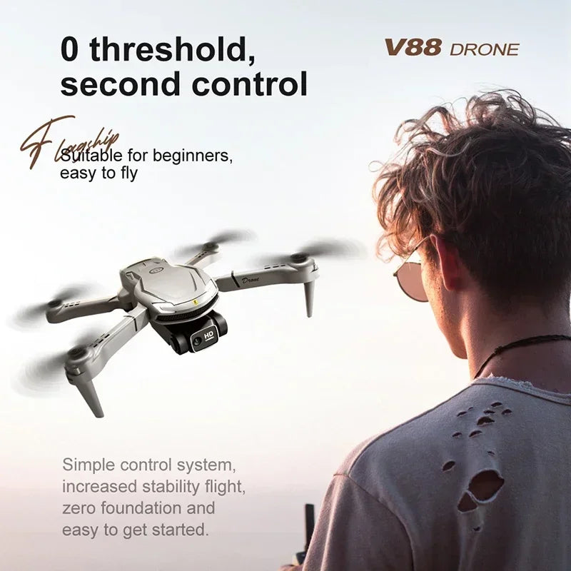 8K HD Dual Camera GPS Drone with 5G Transmission & Omnidirectional Obstacle Avoidance
