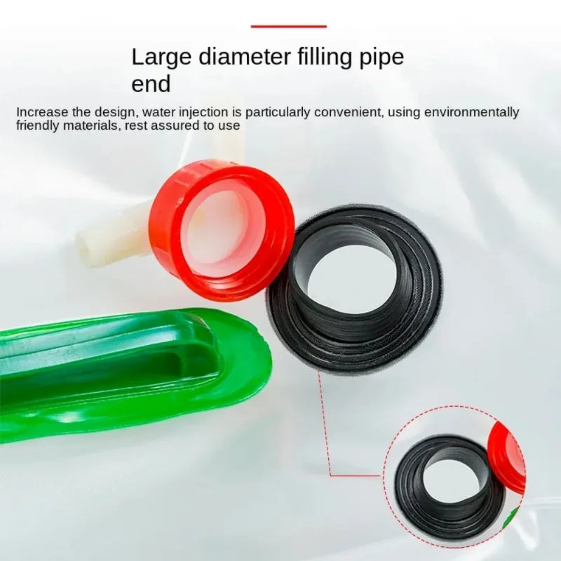 Bolsa de agua plegable de gran capacidad: contenedor portátil para acampar