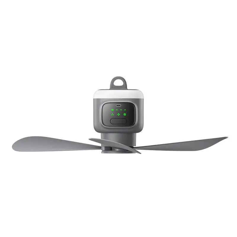 12000mAh Ceiling Fans Portable Camping Fan Tent Air Circulator Cooler Outdoor Rechargeable Electric Fan LED Light Remote Control Trekker Essentials
