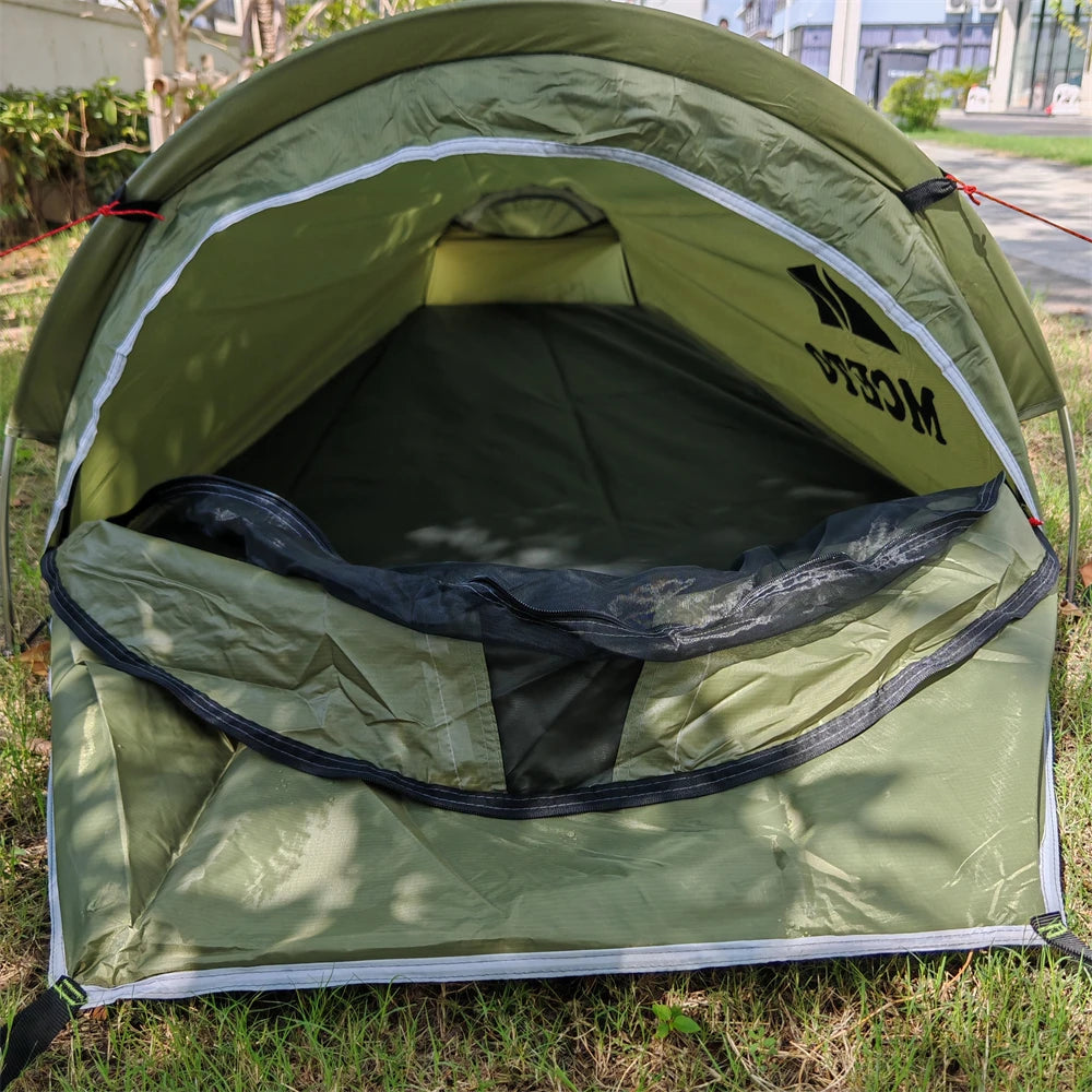 1-Person Ultralight Backpacking Tent – Waterproof 3-Season Camping & Cycling Tent Trekker Essentials