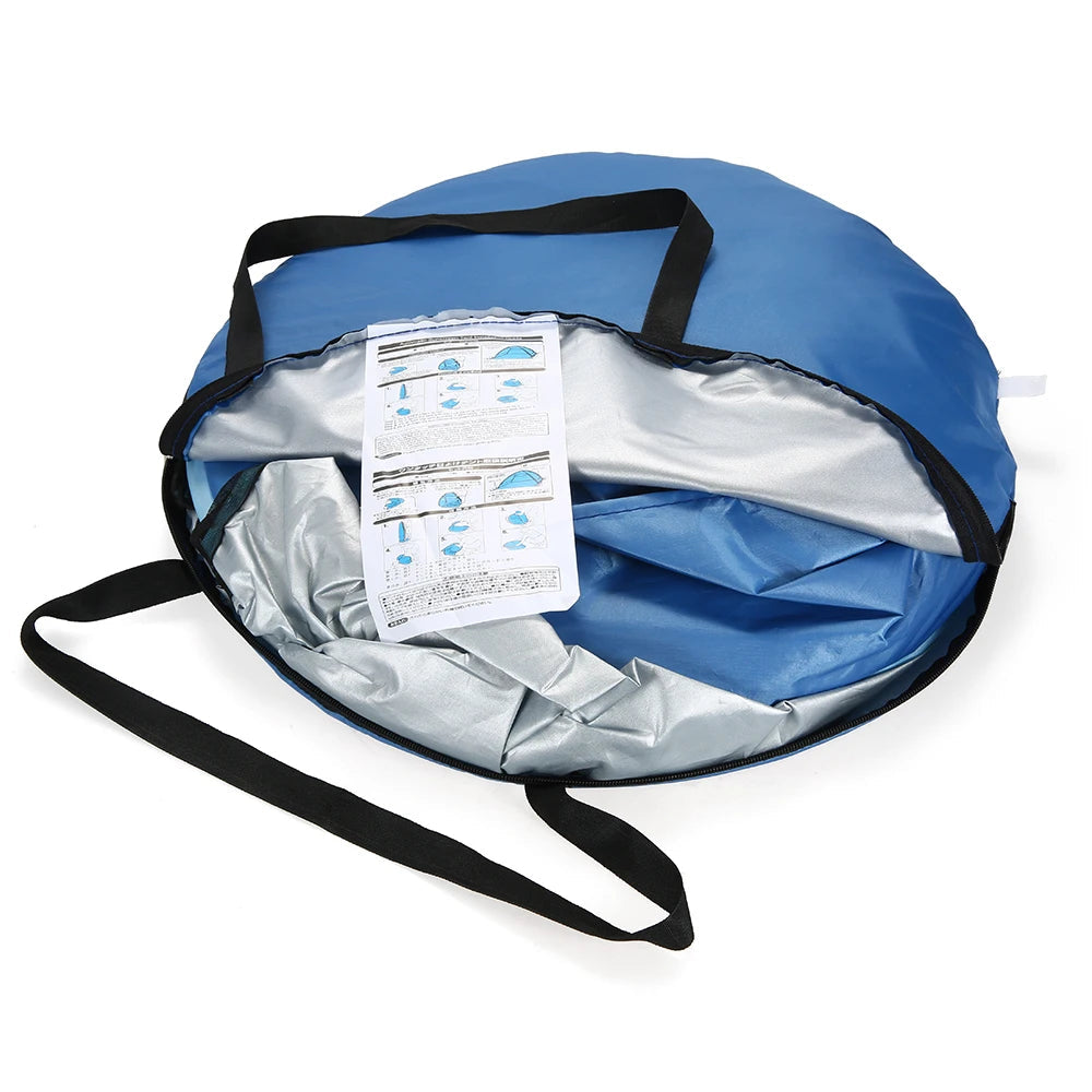 Instant Pop-Up Beach Tent – Lightweight UV Protection Sun Shelter for Camping & Outdoor Travel (1–2 Person) Trekker Essentials
