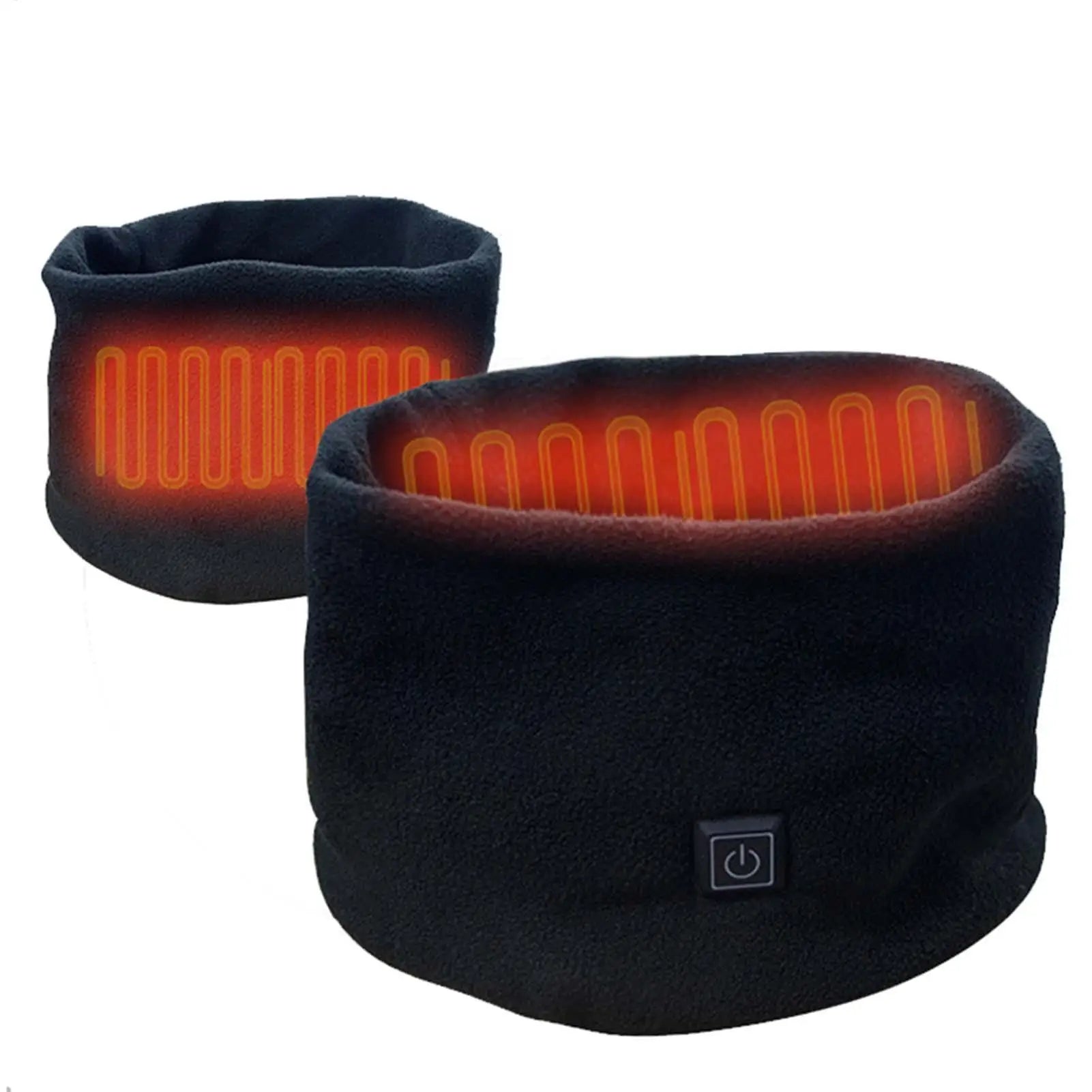 Rechargeable Electric Heating Scarf: Windproof Neck Warmer with 3 Temperature Settings for Cycling & Skiing