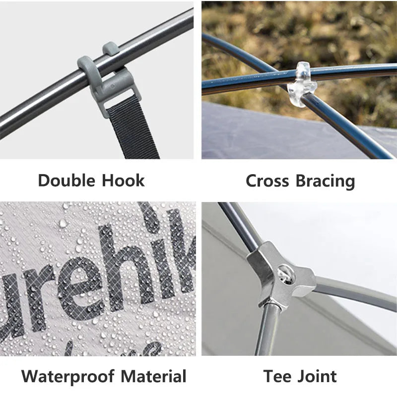 Tienda de campaña Mongar 2: tienda de campaña ultraligera para mochileros para 2 personas