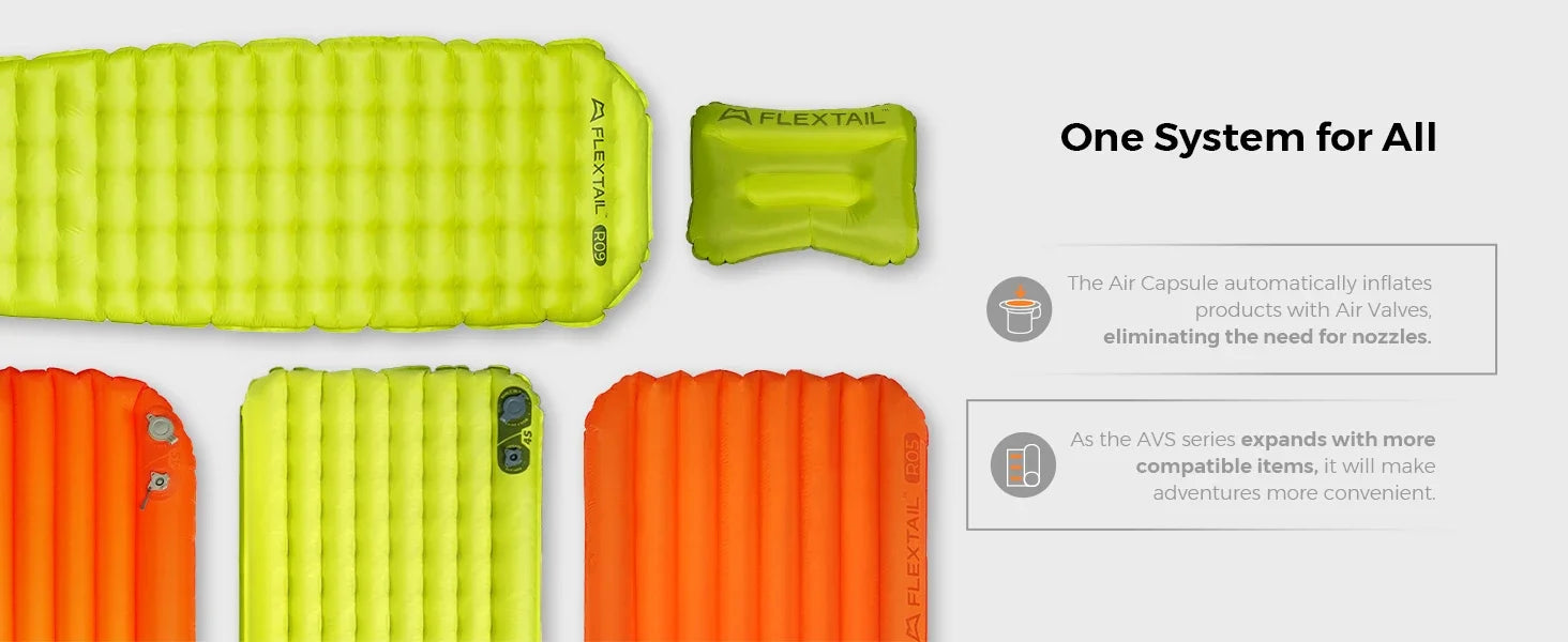 FLEXTAIL Insulated Sleeping Pad – Ultralight Inflatable Camping Mattress (Zero & Tiny Series) Trekker Essentials