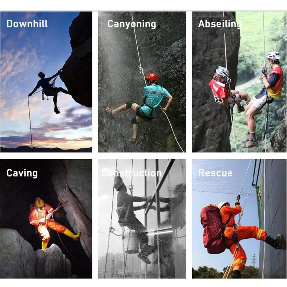 5-Point Safety Harness - Adjustable Fall Protection Kit for Climbing/Construction