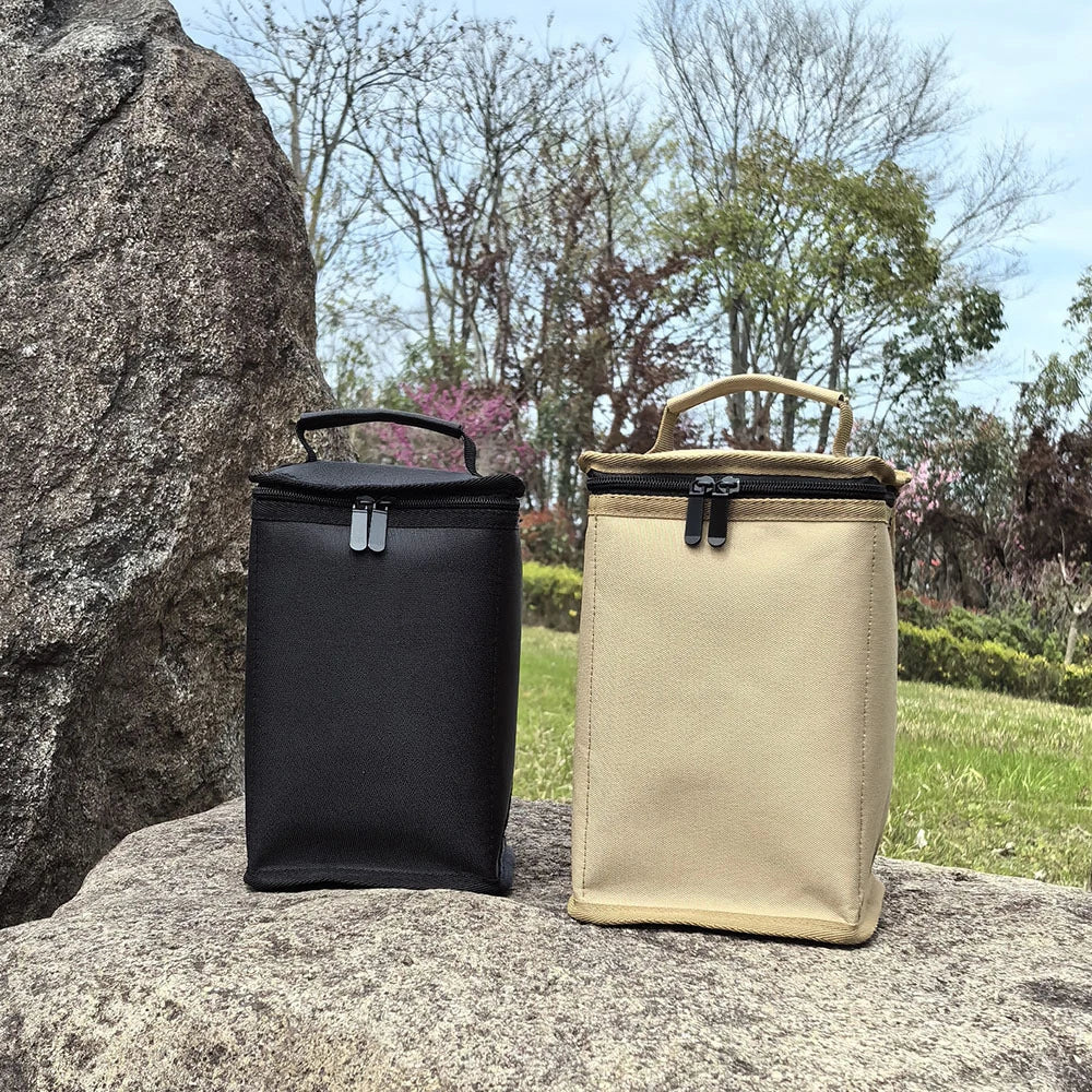 Bolsa de almacenamiento para bombonas de gas de camping: funda protectora portátil para cocinar al aire libre y bombonas de combustible