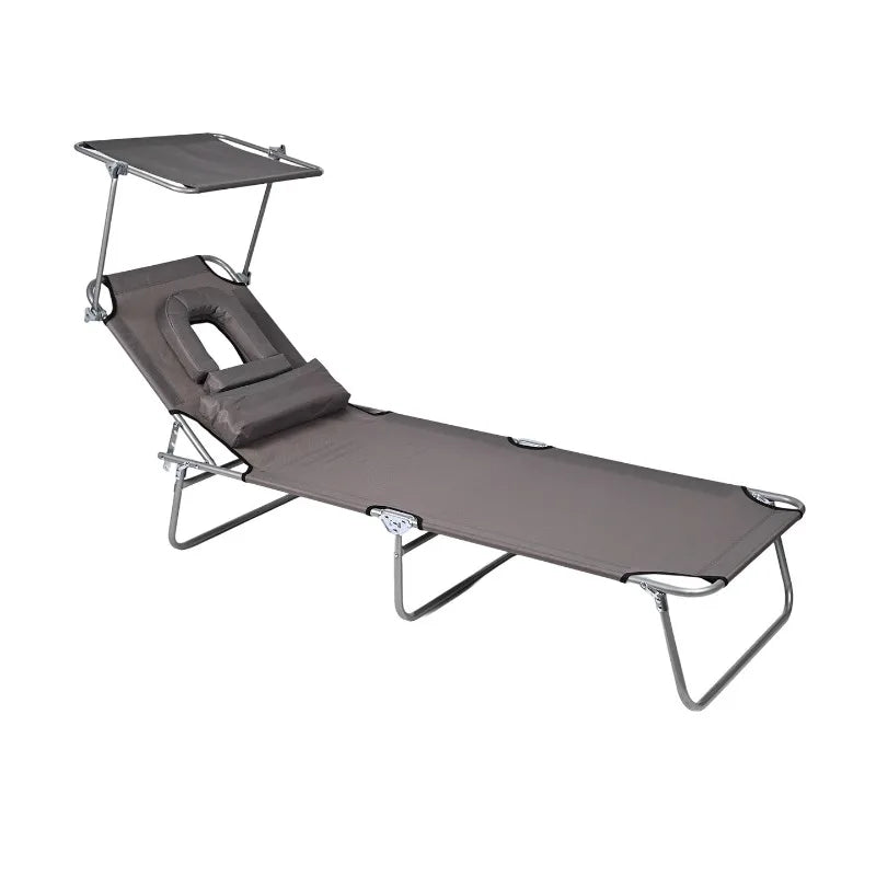 Lightweight Foldable Camping Cot Portable Aluminum Frame Elevated Bed Easy Setup Heavy Duty Single Outdoor Backpacking Camp Bed