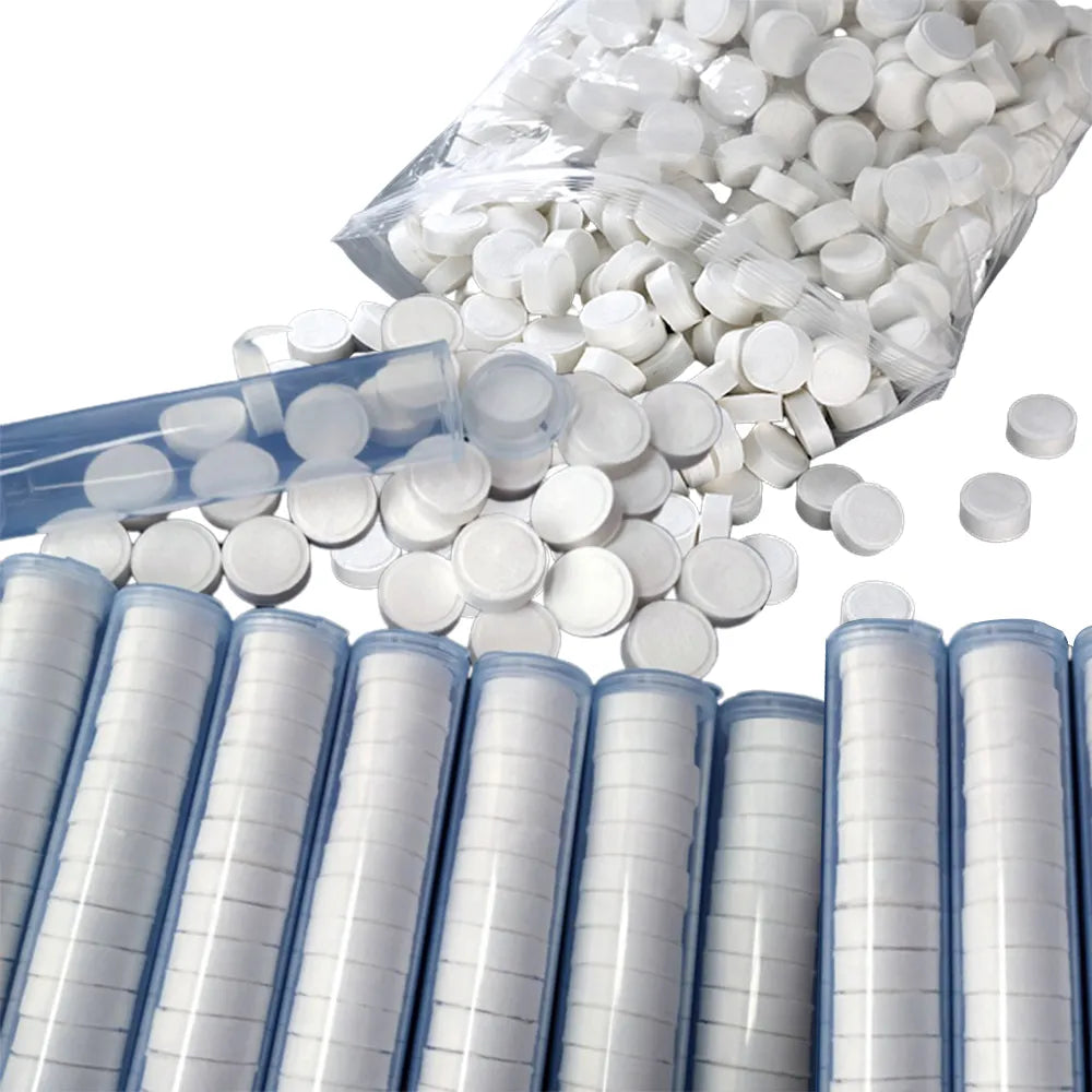 10 mini toallas desechables comprimidas de tela no tejida, ideales para viajes al aire libre, camping, pesca y limpieza facial.