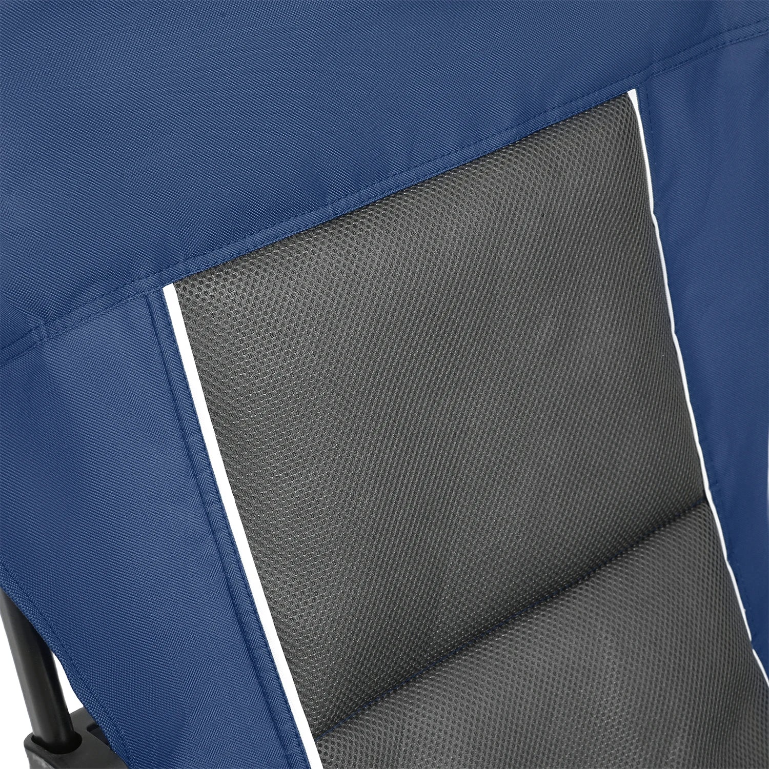 Outdoor Camping Chair, Portable Folding Lounge Moon Chair With Armrests, Drink Holder & Backrest For Outdoor Fishing Camping Trekker Essentials