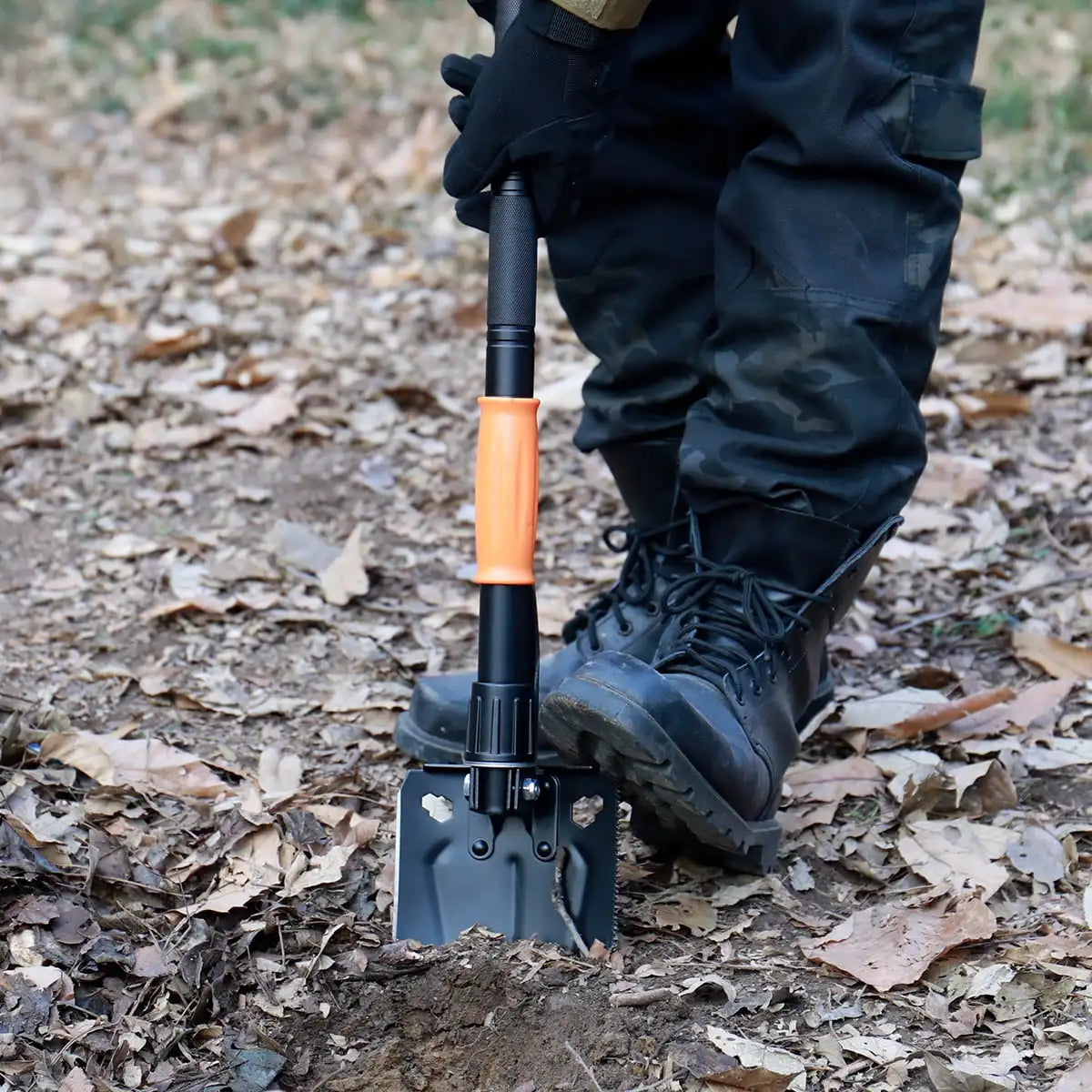 Ozark Trail 30-in-1 Survival Kit - Aluminum Handle Folding Shovel with Hard Case