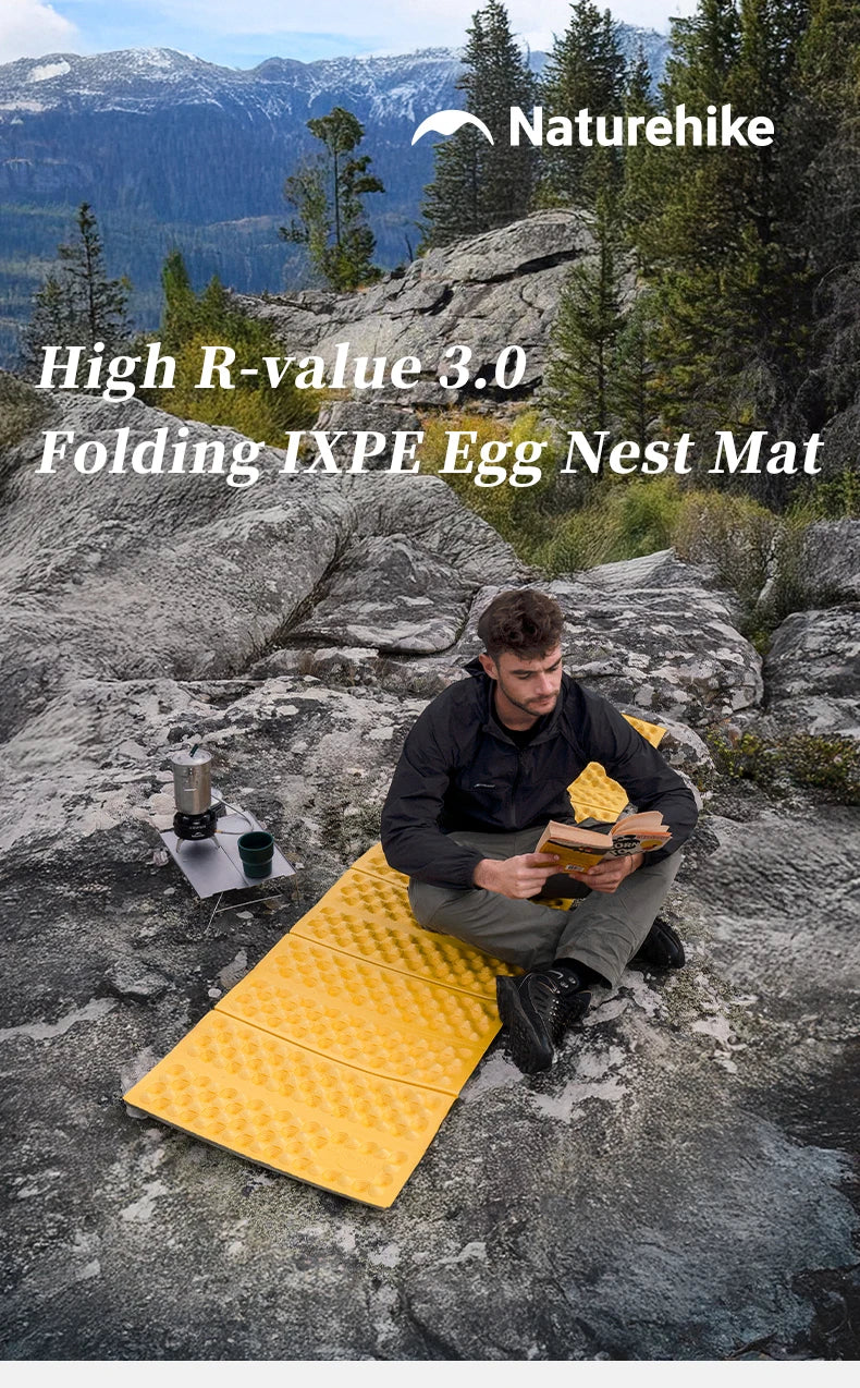 Portable Camping Mat – Waterproof Foam Sleeping Pad for Trekking, Picnic & Travel – Moistureproof & Lightweight