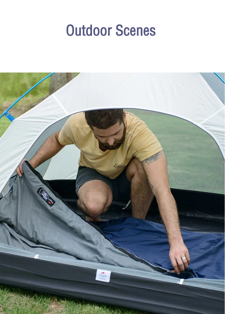 Naturehike lw180 Sleeping Bag Ultralight Cotton Sleeping Bag Spring Summer Sleeping Bag Outdoor Hiking Camping Sleeping Bag Trekker Essentials