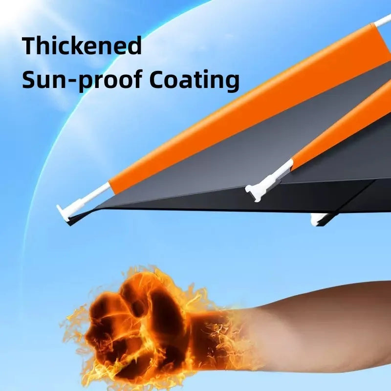 Upgraded Fishing Umbrella – Large Parasol with Stainless Steel Rod for Outdoor Sunshade