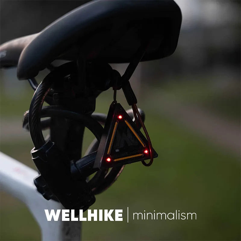 WELLHIKE Outdoor Tactical Triangle Light SWS Riding Night Light Badge Warning Backpack Decoration Camping Mini Hanging Lights Trekker Essentials