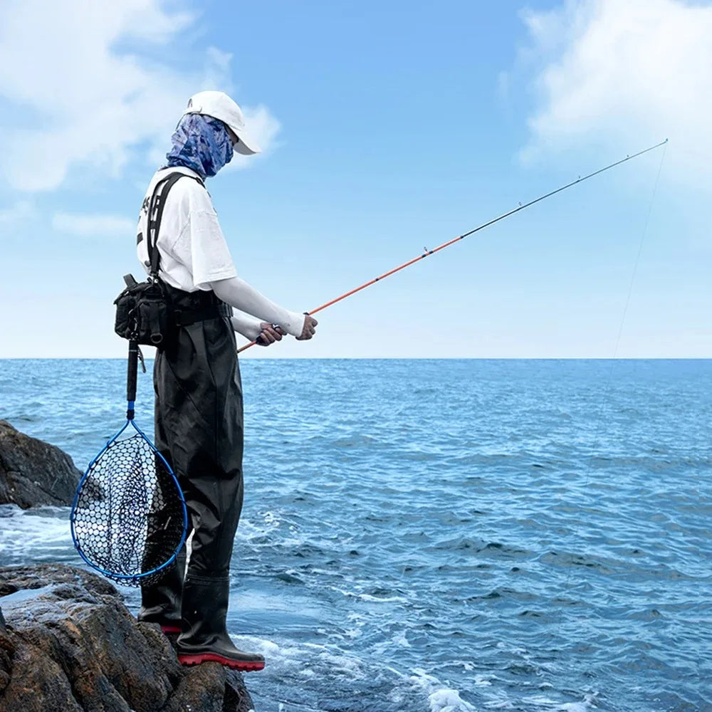 Portable Folding Hand Net for Fishing - Lightweight Dip Net for Lure and Big Fish