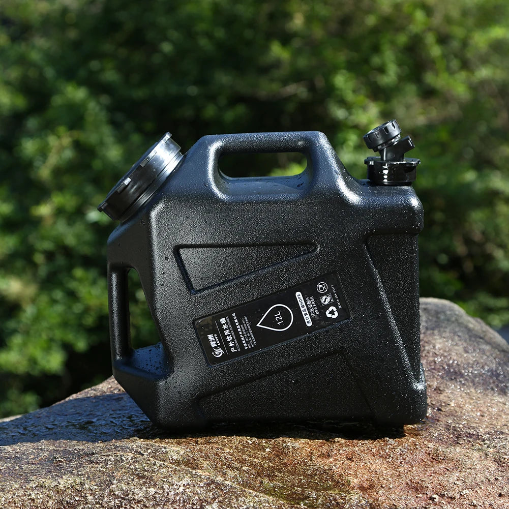 Large-Capacity Portable Water Container with Faucet for Camping and Outdoor Adventures