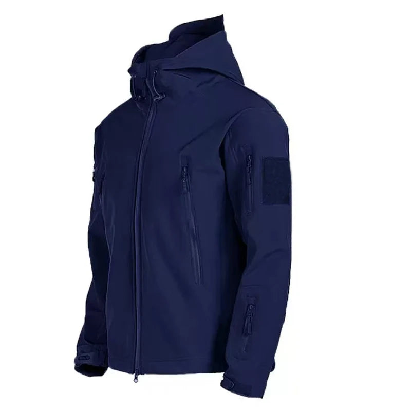 Men's Winter Autumn Softshell Fleece Jackets Waterproof Outdoor Fishing Hiking Hunting Thermal Camping Cargo Coats Warm M-5XL Trekker Essentials