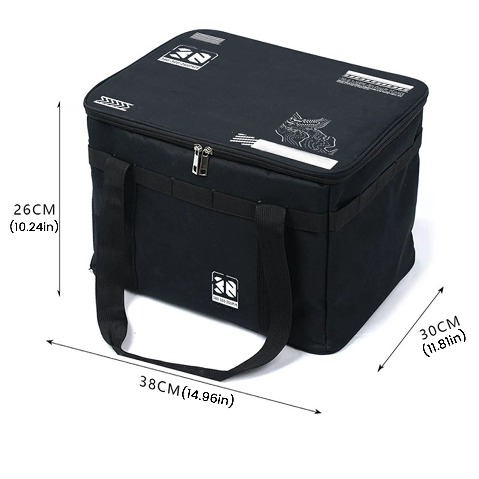 30L 42L Tactical Camping Storage Bag Insulated Folding Box Waterproof Picnic Tableware Field Equipment Outdoor Gear Organizer Trekker Essentials