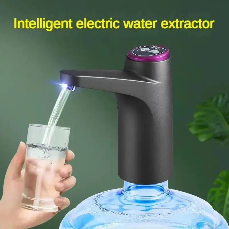 USB Rechargeable Electric Water Pump – Portable One-Touch Water Dispenser for Camping & Home Use Trekker Essentials
