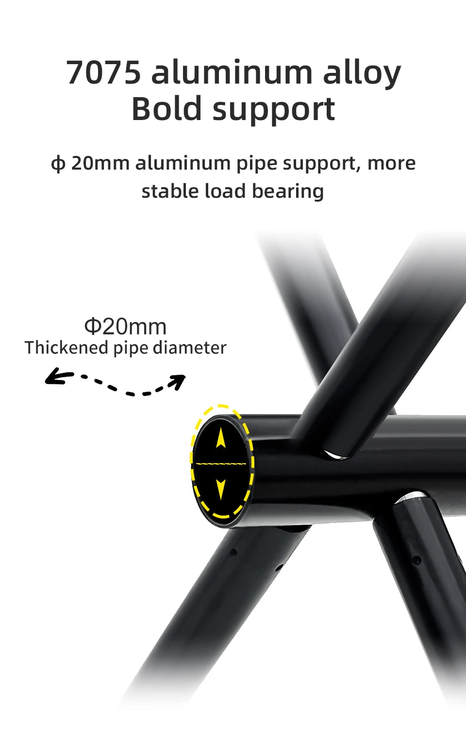 PACOONE Outdoor Portable Folding Stool Aluminum Alloy Minin Storage Chair Camping Fishing Chair Picnic Lightweight Furniture New Trekker Essentials