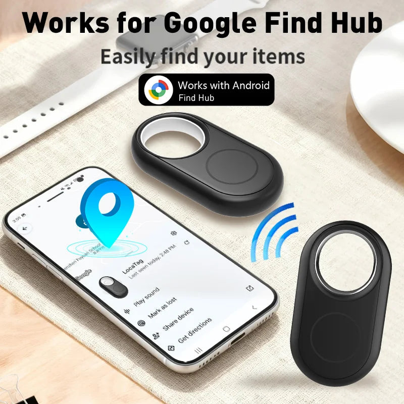 4-PCS Bundle Android Tracker Portable Anti-lost Device Work With Google's Find Hub items Finder Smart Tag for Pixel Motorola GMS Trekker Essentials